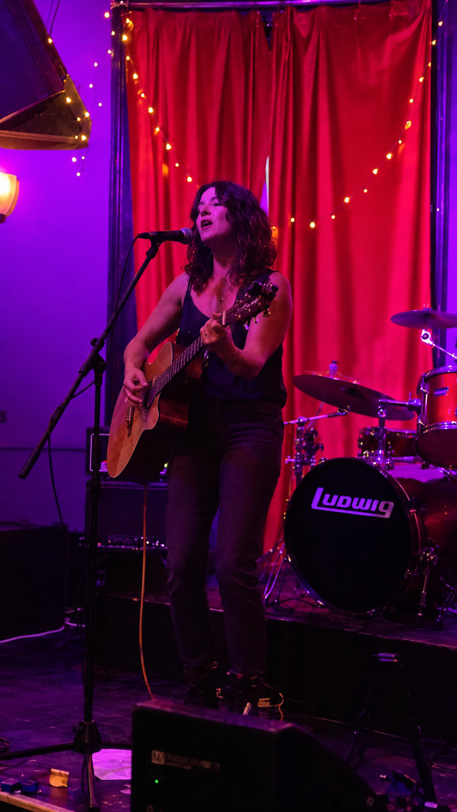 Annie Alice performing live at North to South Festival at The Castle, Aldgate